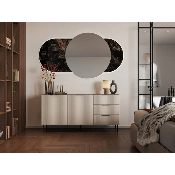 Скрин Cama 1 ALMERA 156x42x75 орех/кашмир