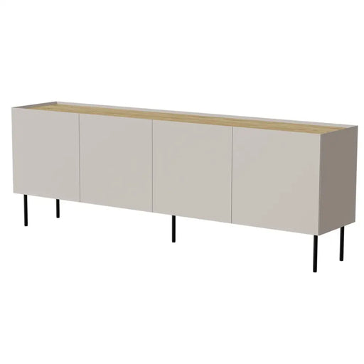 Скрин Cama FELLINI 200x40x70 кашмир + плот от омаслен дъб
