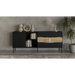 Скрин Cama INSERTO 3D1W 190x40x80 черен + LED
