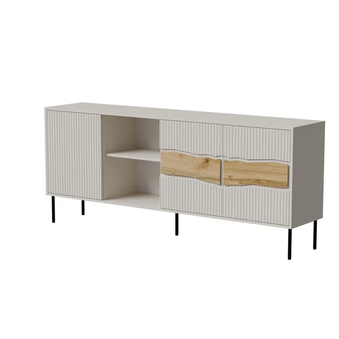 Скрин Cama INSERTO 3D1W с чекмеджета 190x40x80 кашмир + LED