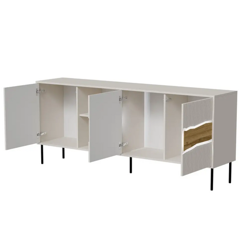 Скрин Cama INSERTO 3D1W с чекмеджета 190x40x80 кашмир + LED