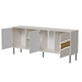 Скрин Cama INSERTO 3D1W с чекмеджета 190x40x80 кашмир + LED