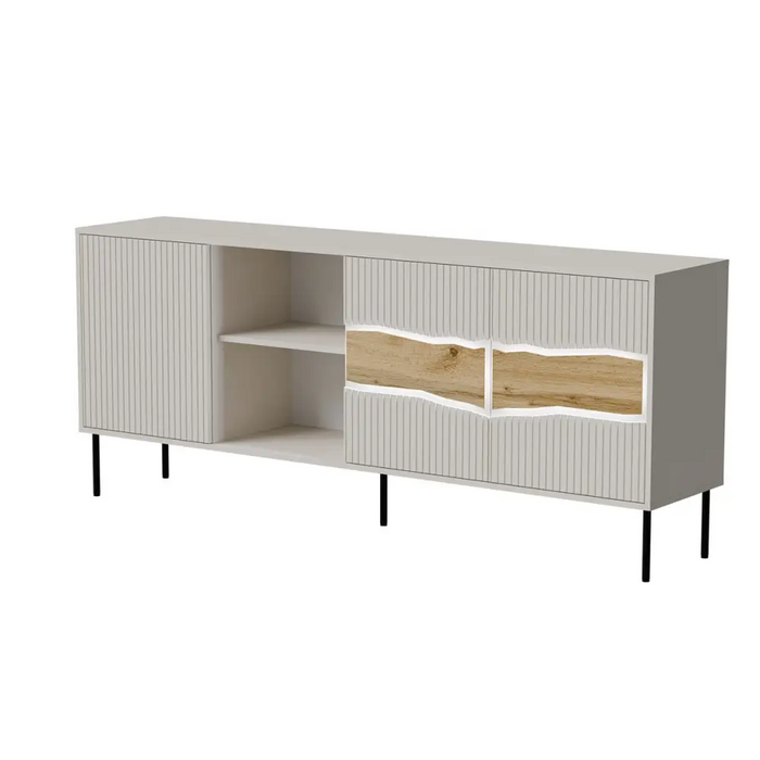 Скрин Cama INSERTO 3D1W с чекмеджета 190x40x80 кашмир + LED
