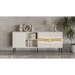 Скрин Cama INSERTO 3D1W с чекмеджета 190x40x80 кашмир + LED
