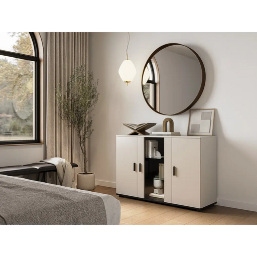 Скрин Cama SOHO 120x41x80 кашмир + черен