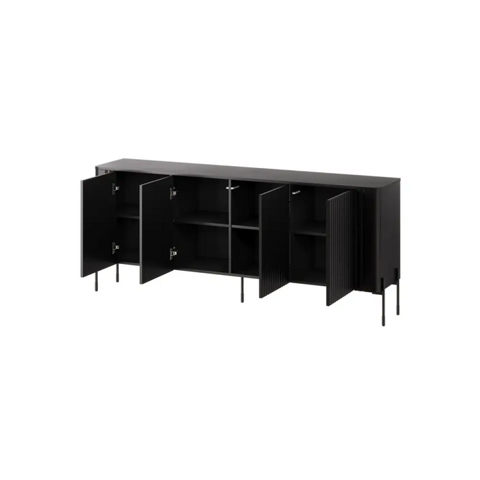 Скрин Cama VERA 190x40x80 черен мат