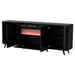 Скрин Cama Volare 200 x 39 x 75 см черен + камина