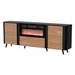 Скрин Cama Volare 200 x 39 x 75 см черно/орех + камина