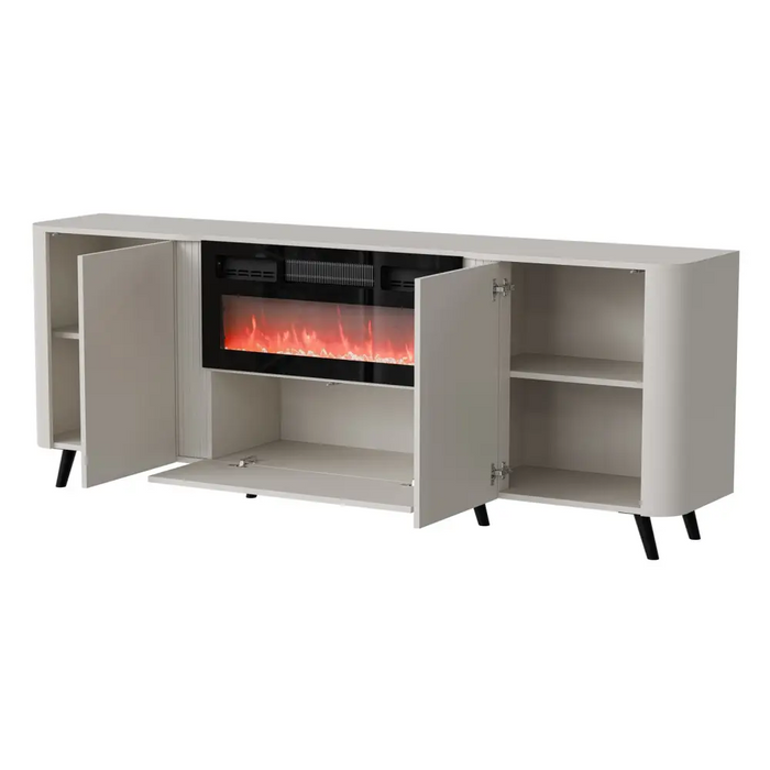 Скрин Cama Volare 200 x 39 x 75 см кашмир + камина
