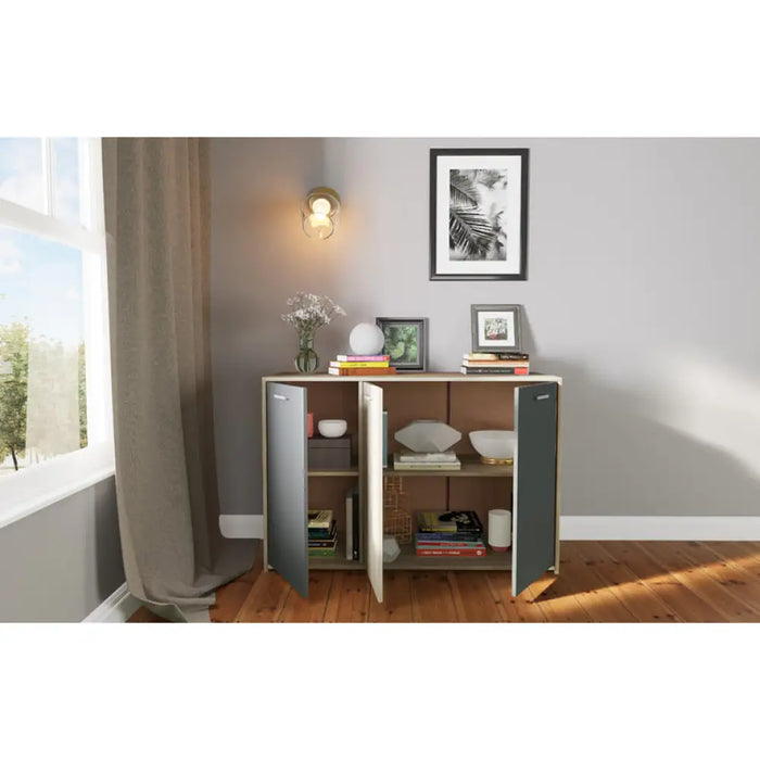 СКРИН ELEMENTAL IRIM 120Х80Х45 СМ. СОНОМА/ГРАФИТ