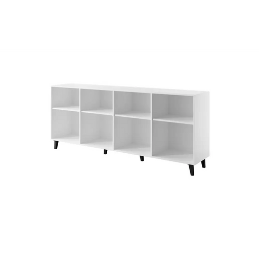 Скрин FARO 200x42x82 бял мат + дъб крафт