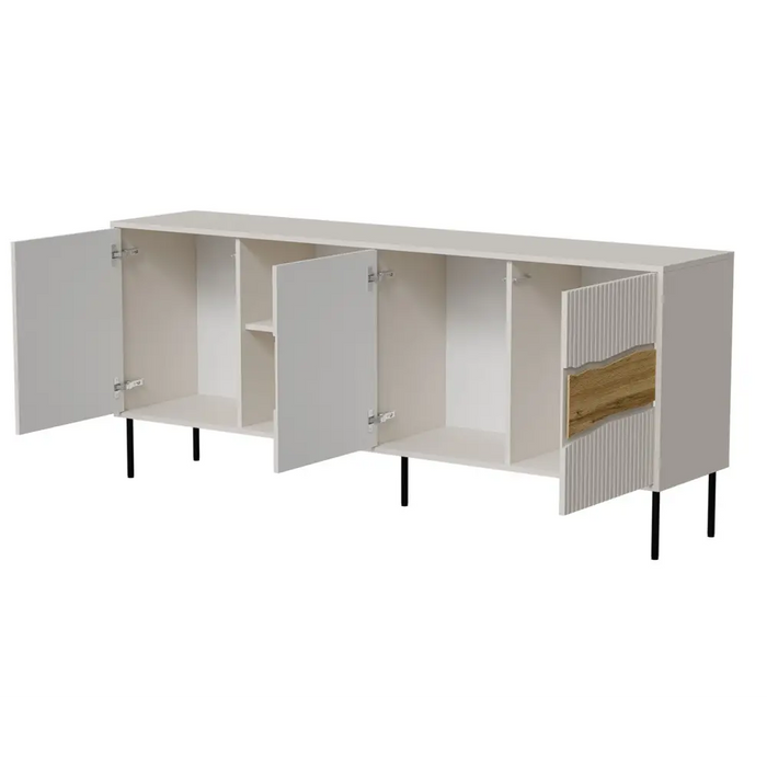 Скрин Cama INSERTO 3D1W с чекмеджета 190x40x80 кашмир + LED