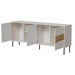 Скрин Cama INSERTO 3D1W с чекмеджета 190x40x80 кашмир + LED