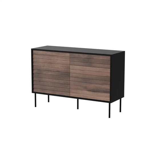 Скрин Cama CORTINA 1D3S 120x40x81 черен/орех