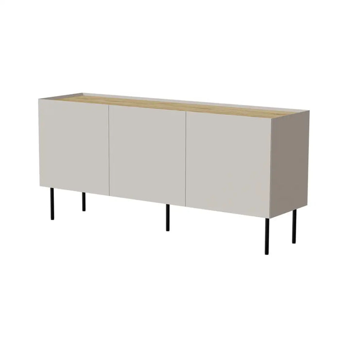 Скрин Cama FELLINI 150x40x70 кашмир + плот от омаслен дъб