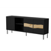 Скрин Cama INSERTO 3D1W 190x40x80 черен + LED