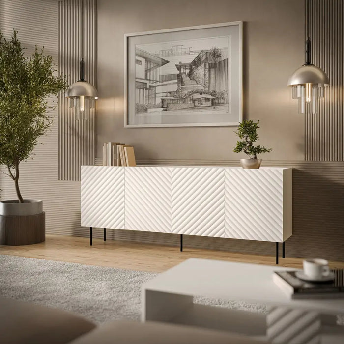 Скрин Cama LUCCA 4D 200x40x80 бял