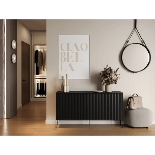 Скрин Cama VERA 150x40x80 черен мат