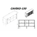 Скрин Cama VERA 150x40x80 черен мат