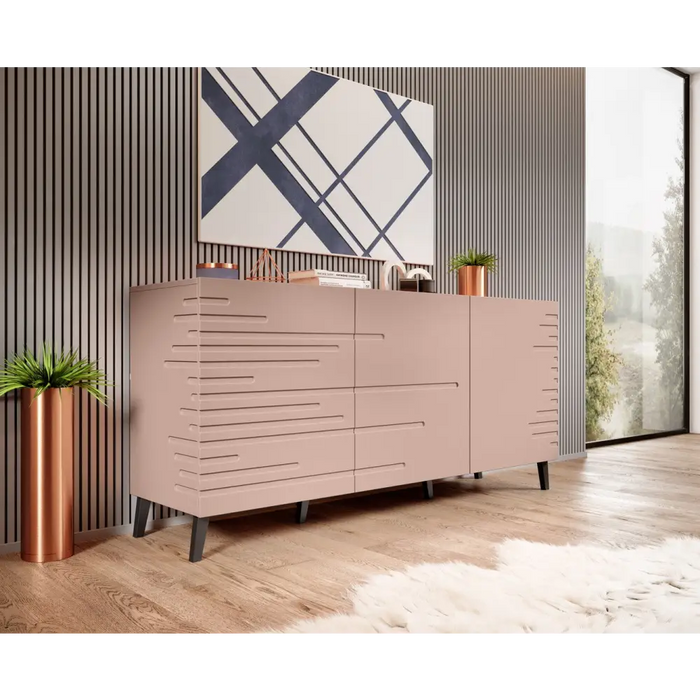 Скрин Nova 155x40x72 Pink Mat