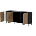 Скрин Cama MERCI 151 x 40 x 74 см черен/занаятчийски дъб