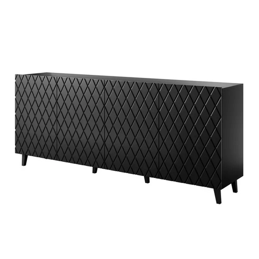 Скрин ASTI 200x42x82 черен мат