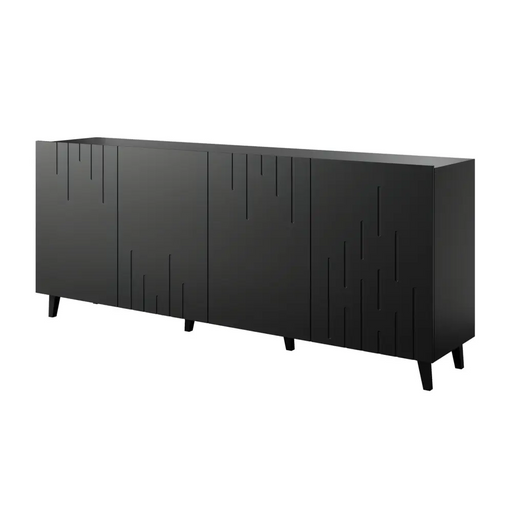Скрин BARI 200x42x82 черен мат
