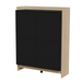Скрин Cama PORTO 100x38x130 дъб/черен