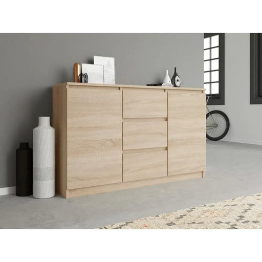 Скрин Topeshop KOMODA 2D3S DĄB SONOMA