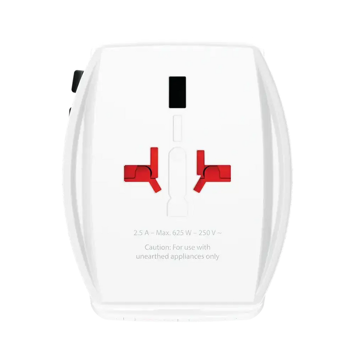 Skross универсален адаптер 220V 30W бял