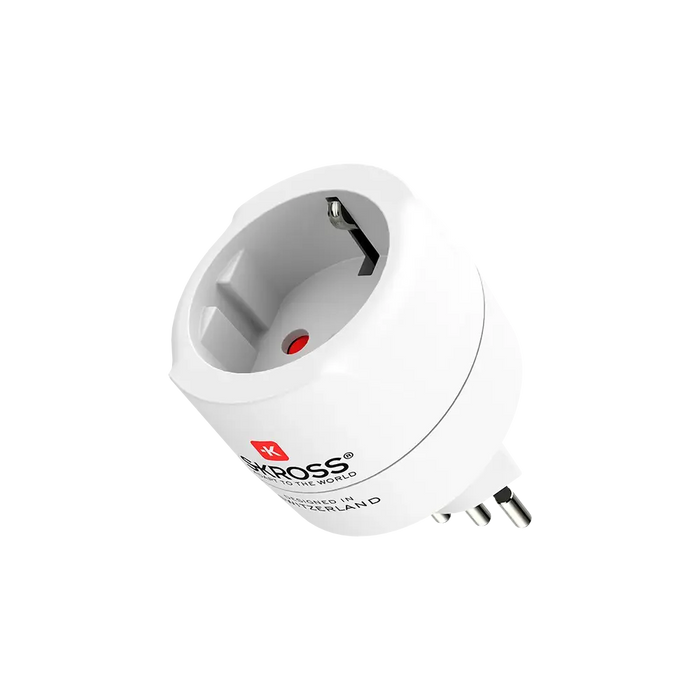 Skross универсален адаптер World to CH+IT+ Brasil, USB