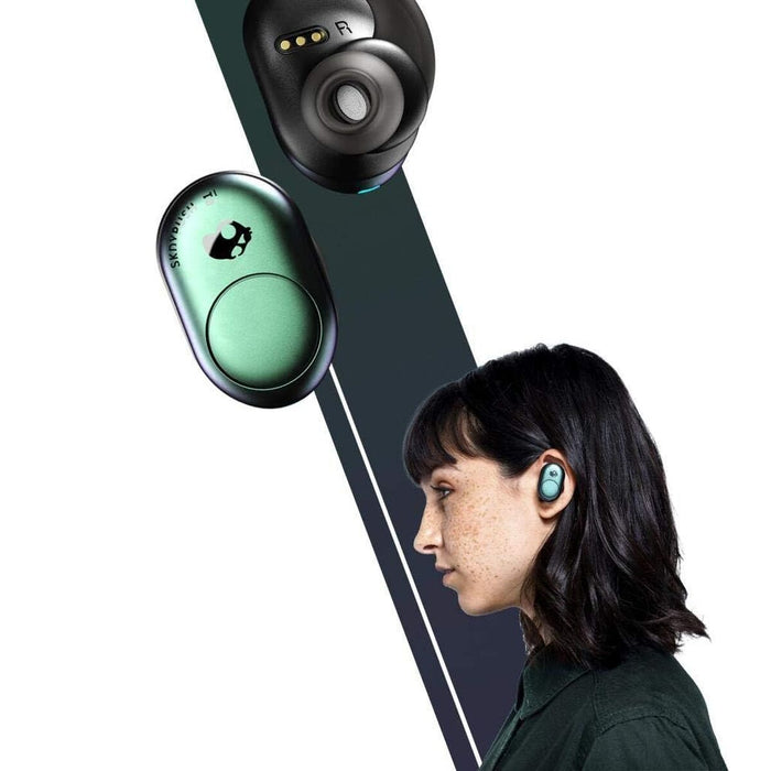 Безжични Слушалки с Кутия за Зареждане Skullcandy 414-059-8302 Сив
