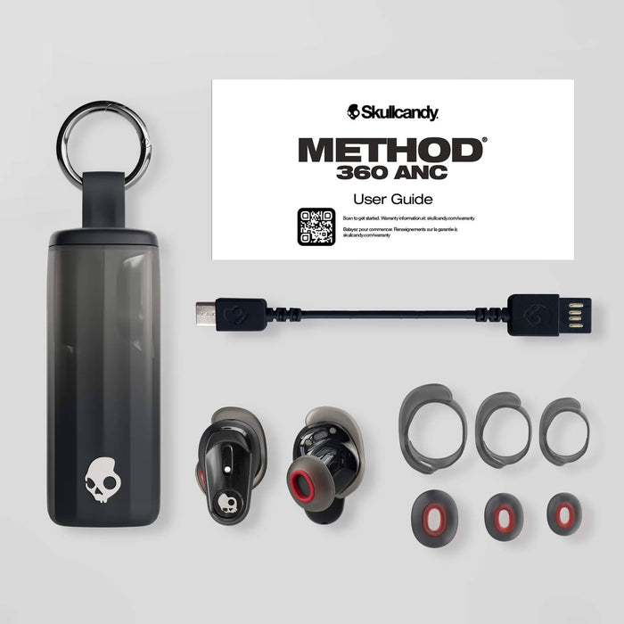 Безжични слушалки Skullcandy - Method 360, TWS, ANC, Crazy Pink