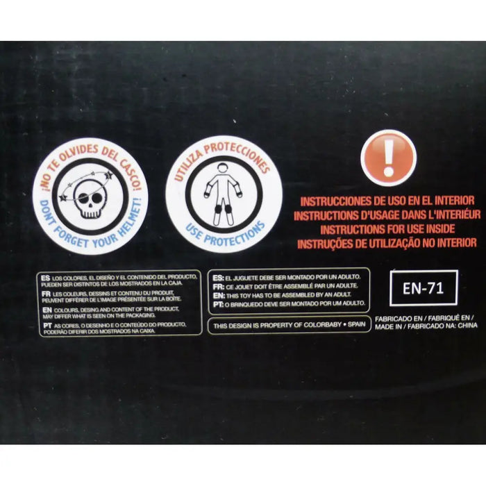 Скутер Colorbaby Полиуретан Алуминий Бял