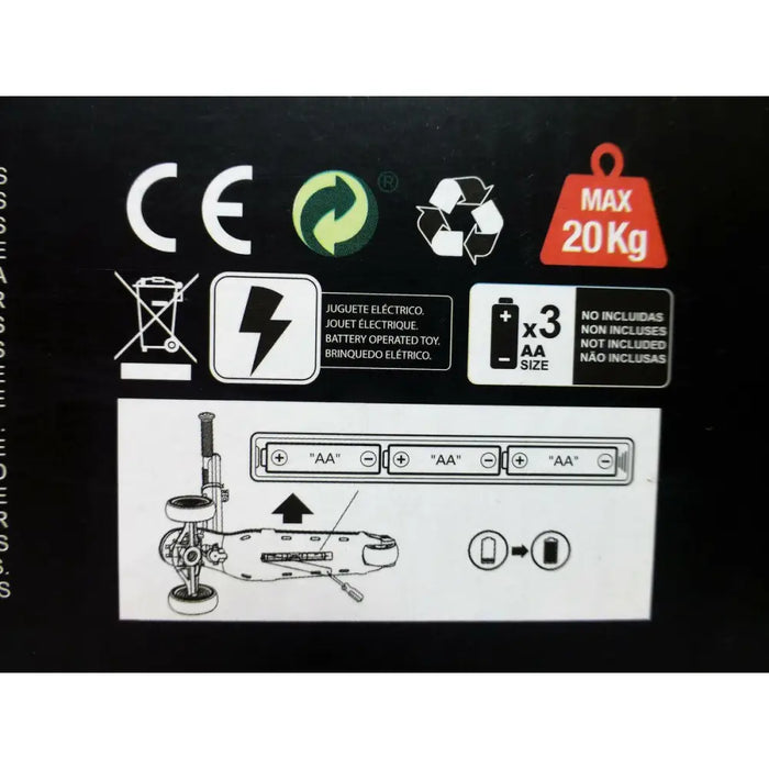 Скутер Colorbaby Полиуретан Алуминий Бял