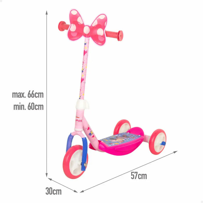 Скутер Minnie Mouse Гума Метал Пластмаса Розов