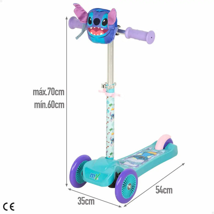 Скутер Stitch MINI GO! Син Люляк Метал Пластмаса