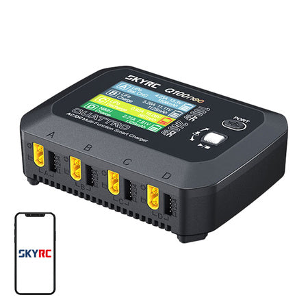 Многофункционално интелигентно зарядно устройство SkyRC Q100neo AC/DC