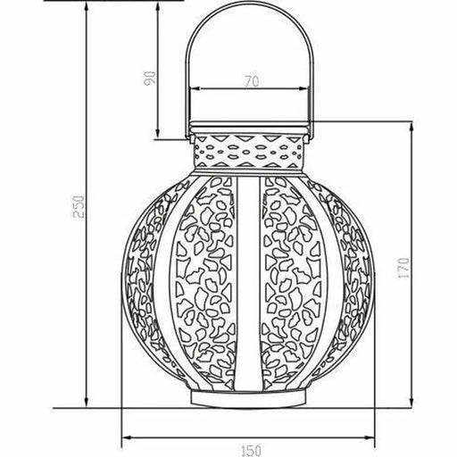 Слънчева лампа Galix Бежов