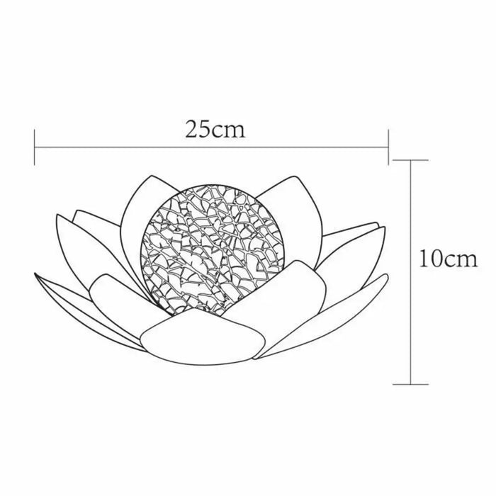 Слънчева лампа Galix Waterlily 25 cm
