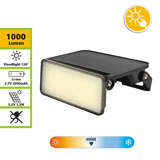 Слънчева лампа Velamp MAYA 12 W 4000 K 1600 lm Бял