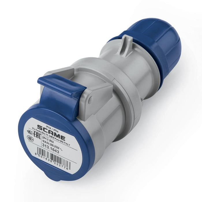 КОНТАКТ 2P+Е 16A IP54 OPTIMA SCAME