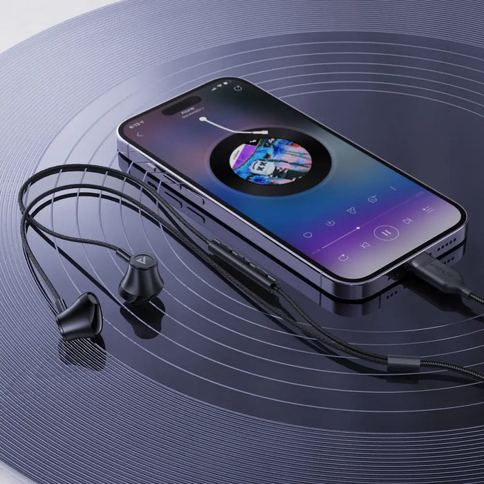 Слушалки Acefast L2 USB-C 1.2m черни