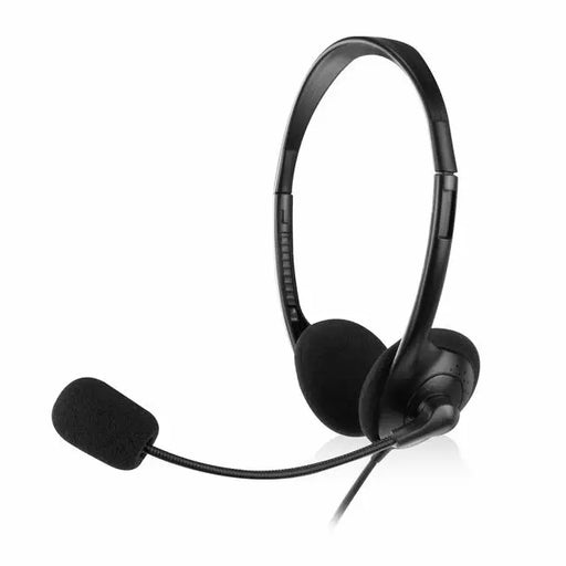 Слушалки Ewent EW3563 Микрофон 2x 3.5mm жак 2.1м кабел Черни