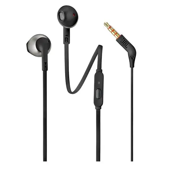 Слушалки JBL T205 BLK In - ear headphones