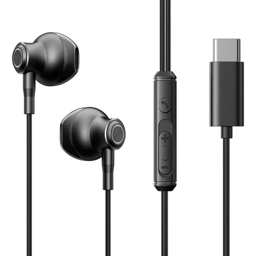 Слушалки Joyroom TYPE-C Series JR-EC07 USB-C 1.2m черни