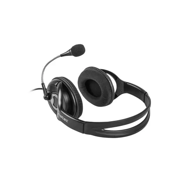 Слушалки Natec Headset Bear 2 With Microphone Black