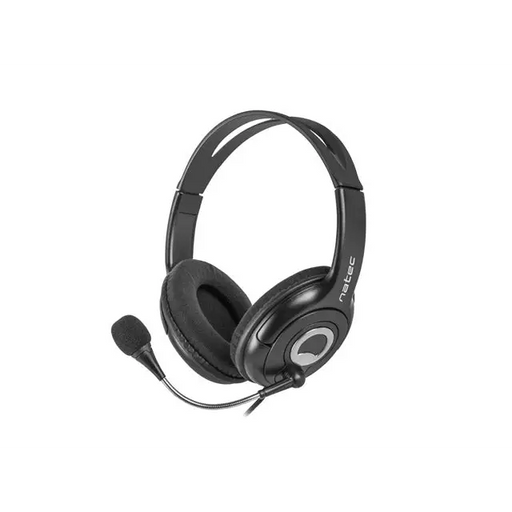 Слушалки Natec Headset Bear 2 With Microphone Black