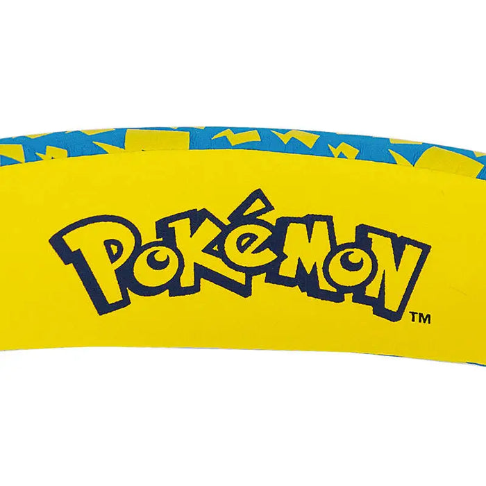 Слушалки с кабел за деца OTL Pokemon Pikachu синьо-жълти