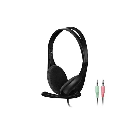 Слушалки с микрофон A4TECH HS-9 Стерео 2 x 3.5 mm жак Черен